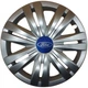 Автомобільні модельні ковпаки R17 Ford 501 4шт, SJS, сріблясті - изображение 1