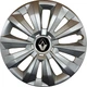 Автомобильные колпаки на колеса RENAULT R15 №346 SJS серебристые комплект 4шт TR0056925 - изображение 1
