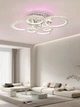 Светодиодная хрустальная люстра SVLIGHT LED 2875-6 RGB CR 256W+44W (2.4G) 3000-6000K+пульт - изображение 4