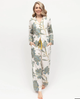 Пижама женская жакет с длинным рукавом и штаны Cyberjammies Piper 0426/0427 4XL белый с цветочным принтом - изображение 2