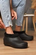 Калоші жіночі на хутрі чорного кольору Украина розмір 38 (205162) - зображення 1