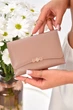 Кошелек женский из экокожи розового цвета Elegant (205209) - изображение 1