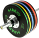 Talerz olimpijski HMS Bumper BTBR10 10 kg Black/Green (5908261680007) - obraz 5