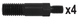 Nitownica YATO gwintowany 200 mm YT-36140 (5906083008252) - obraz 4