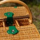 Корзина для пикника Lugi PicnicSet 48×33×43 см с посудой на 4 персоны Натуральная - изображение 11