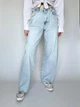 Женские джинсы WIDE LEG широкого кроя выбеленные голубые 36 Its Basic - изображение 1