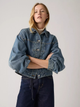 Джинсова куртка жіноча Levi`s 003NQ-0003 M Синя (5401187357515) - зображення 3