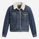 Джинсова куртка з хутром жіноча Levi`s 36136-0063 L Синя (5401128258574) - зображення 4
