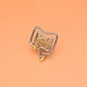 Брошь-значок унисекс BROCHE бижутерия Медицина Толстый Кишечник серебристая BRGV113545 - изображение 2