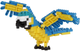 Zestaw do zabawy Nanoblock Ara żółto-niebieska 140 elementów NBC-343 (4972825221358) - obraz 1