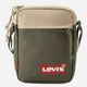 Сумка планшет через плече тканинна Levi`s D5007-0005 Зелена (7626725672075) - зображення 1