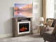 Каминокомплект ArtiFlame For Living AF23S дуб серый эффект живого пламени со звуком и обогревом - изображение 10