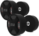 Zestaw hantli HMS HPC CPU poliuretanowych 2 x 27.5 - 37.5 kg (325 kg) Czarny (5908261682759) - obraz 2