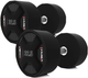 Zestaw hantli HMS HPC CPU poliuretanowych 2 x 27.5 - 37.5 kg (325 kg) Czarny (5908261682759) - obraz 4