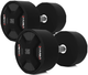 Zestaw hantli HMS HPC CPU poliuretanowych 2 x 27.5 - 37.5 kg (325 kg) Czarny (5908261682759) - obraz 5