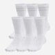 Набор мужских носков высоких Under Armour Essential Crew 1387058-100 LG 6 пар Белый (196886398154) - изображение 1