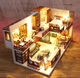 3D Румбокс DIY House будиночок + Пилозахисний купол (M025-B) - зображення 2