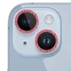Защитное стекло Epik Metal Sparkles на камеру (в упак.) для Apple iPhone 15 (6.1") / 15 Plus (6.7") Красный / Red - изображение 1