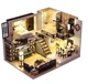 3D Румбокс DIY House Вілла Ясинджу в стилі лофт + Пилозахисний купол (M033-B) - зображення 1