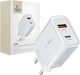 Ładowarka sieciowa Tech-Protect C30W 30W USB-A/USB-C White (21353-0) - obraz 5