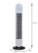 Вентилятор напольный Zepline ZP-138 – 3 режима обдува, 500W - изображение 2