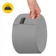 Подушка для йоги и медитации 4FIZJO Zafu круглая 32 x 20 см Grey (P-5907739315533) - изображение 6