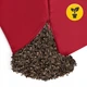 Подушка для йоги и медитации 4FIZJO Zafu полукруглая 40 x 30 x 12 см Red (P-5907739315496) - изображение 2