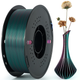 Филамент пластик для 3D принтера Tri-Silk PLA HC244 для Kingroon 1.75 мм 1 кг Red-Blue-Green красный–синий–зелёный (JDT-0851460) - изображение 1