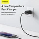 Сетевое зарядное устройство Baseus Super Si 25W Type-C 3A CCSP020101 с функцией быстрой зарядки QC3.0+PD3.0 Black - изображение 8