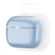 Силиконовый чехол Silicone Case для AirPods Pro 2 lilac cream с микрофиброй нежно лиловый с карабином - изображение 2