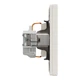 Розетка Schneider Electric Asfora с заземлением кремовая EPH2900123 - изображение 4
