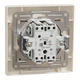 Перемикач одноклавішний Schneider Electric Asfora кремовий EPH0400123 - зображення 5
