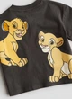 Костюм летний детский H&M 80 см футболка и шорты графитовый с Симбой - изображение 3