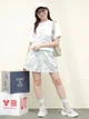 Джинсовые шорты женские Uniqlo 292362469 L Голубые (1159841545) - изображение 8