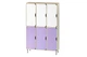 Шкаф 6-секций на металлических регулируемых опорах DS-56 лаванда белая - изображение 1