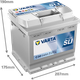Автомобильный аккумулятор Varta Silver Dynamic 54А Ев (-/+) C30 (530EN) (554400053) - изображение 2