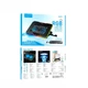 Підставка для ноутбука та MacBook Hoco DH19 Cool RGB notebook cooling stand Balck - изображение 10