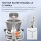 Офисное кресло SIHOO DORO C300 Pro Mesh White (DORO-C300-PRO-M102) - изображение 10