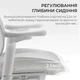 Офисное кресло эргономическое SIHOO DORO S100 Mesh White (S100-M302) - изображение 13