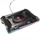 Підставка для ноутбука та MacBook Hoco DH20 Monnlight RGB notebook cooling holder 10RGB Black - изображение 2