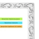 Молдинг 4950х20х7 мм Белый с серебром SW-00002679 - изображение 5