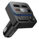 АЗУ с FM модулером BOROFONE BC60 Hero 35W(1A1C) car BT FM transmitter Black - изображение 1