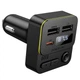 АЗУ с FM модулером BOROFONE BC60 Hero 35W(1A1C) car BT FM transmitter Black - изображение 6