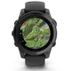 Смарт-часы GARMIN Fenix E 47mm AMOLED Slate Gray Steel with Black Silicone Band (010-03025-03/01/13) - изображение 3