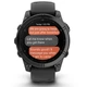 Смарт-часы GARMIN Fenix E 47mm AMOLED Slate Gray Steel with Black Silicone Band (010-03025-03/01/13) - изображение 6