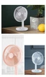 Вентилятор Jile Desktop small fan 01 Dark Blue (1146683) - изображение 6