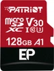 Карта памяти Patriot EP microSDXC 128GB UHS-I/U3 Class 10 V30 A1 + SD-адаптер (PEF128GEP31MCX) - изображение 1