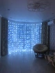 Світлодіодна гірлянда "Зимовий чарівний дощ" 3х3 м холодний білий, 300 LED, 8 режимів - зображення 8