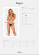 Трусики Obsessive Maderris thong XS/S - изображение 7