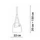 Подвесной светильник Friendlylight Belt PD FL3091 - изображение 3